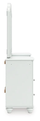 Kozlani - 3 Pc. - Vanity, Mirror And Stool - White