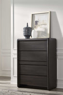 Xolani - Five Drawer Acacia Wood Chest With Jewelry Tray - Jaguar
