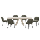 Cassian - Side Chair (Set of 2) - Green Linen