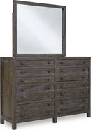 Townsend - Solid Wood Eight Drawer Dresser - Gunmetal (2024)