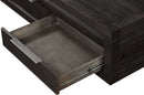 Oxford - Two Drawer Rectangular Coffee Table - Basalt Gray
