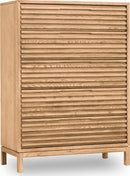 Tanner - Five Drawer Ash Wood Chest