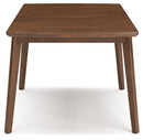 Lyncott - Rectangular Dining Room Butterfly Extension Table - Brown