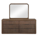 Leanna - Mirror - Brown Oak