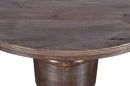 Sunrise - Liyana Solid Wood Round Dining Table - Natural Tan