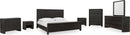 Xolani - Five Drawer Acacia Wood Chest With Jewelry Tray - Jaguar