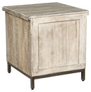 Laddford - Accent Cabinet - Shelf - Whitewash