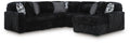 Midnight-Madness - 5 Piece Sectional