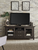 Yosemite - Solid Wood Two Drawer Media Console - Cafe