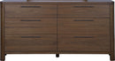 Totes - Six Drawer Dresser - English Walnut