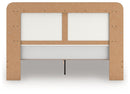 Kendanport - 4 Pc. - King Platform Bed, Dresser, Mirror And Nightstand - Brown / White