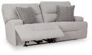 Acklen Place - 2-Piece Power Reclining Sectional Loveseat - Pewter