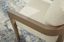 Serene Bay - Arm Chair With Cushion (Set of 2) - Dark Brown / White