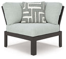 Beachloft - 5-Piece Outdoor Sectional - Black / Gray