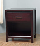 Nevis - Charging Station Nightstand - Espresso