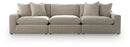 Maxton Heights - 3-Piece Sectional Sofa - Pebble