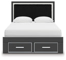 Zuraleus - Upholstered Panel Platform Storage Bedroom Set