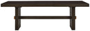 Burkhaus - Rectangular Dining Room Extension Table - Dark Brown