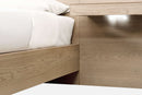 One - Coastal Modern Live Edge Wall Bed With Floating Nightstands
