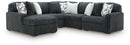Midnight-Madness - 5 Piece Sectional
