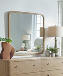 Penny - Beveled Glass Wall Or Dresser Mirror - Buff Cream