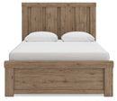Oliandon - 3 Pc. - Queen Panel Bed, Dresser And Mirror - Light Brown