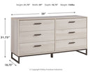 Socalle - Six Drawer Dresser