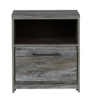 Baystorm - One Drawer Night Stand - Gray