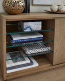 One - Coastal Modern TV Console - Bisque