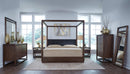 Sol - Beveled Glass Floor Mirror - Brown Spice