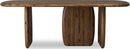 Xolani - Rectangular Acacia Wood Pedestal Table - Impala