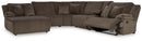 Top Tier - 6 Piece Reclining Sectional