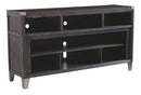 Todoe - LG TV Stand With Fireplace Option - Gray