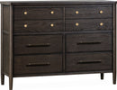 Rockport - Eight Drawer Oak Wood Dresser - Yin
