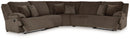 Top Tier - 5 Piece Reclining Sectional
