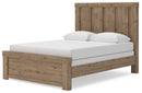 Oliandon - 3 Pc. - Queen Panel Bed, Dresser And Mirror - Light Brown