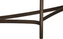 Lyon - Semi Circular Concrete And Metal Console Table