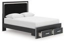 Zuraleus - Upholstered Panel Platform Storage Bedroom Set
