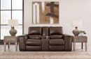 Alessandro - PWR REC Loveseat/Con/Adj HDRST - Walnut