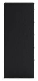 Finch - Five Drawer Chest - 46" Height - Black
