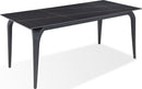 Nicoya - Stone Top And Metal Base Rectangular Dining Table