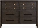 Rockport - Eight Drawer Oak Wood Dresser - Yin