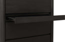 Xolani - Five Drawer Acacia Wood Chest With Jewelry Tray - Jaguar