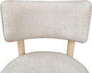 Zinnia - Wood Back Dining Chair (Set of 2) - White Sand And Dune Chenille