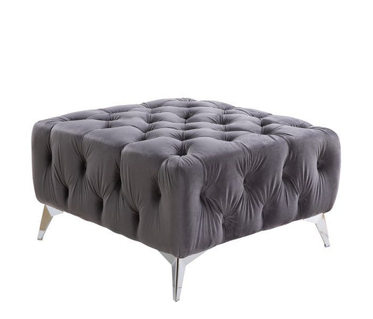 Wugtyx - Ottoman - Dark Grayvelvet