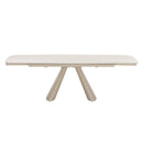 Cassian - Dining Table With Ceramic Top - Cream