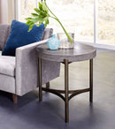 Lyon - Round Concrete And Metal Table