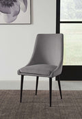 Winston - Upholstered Metal Leg Dining Chair (Set of 2)