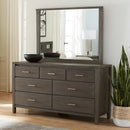 Nevis Riva - Dresser Mirror - Sharkskin
