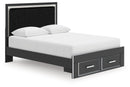 Zuraleus - Upholstered Panel Platform Storage Bedroom Set